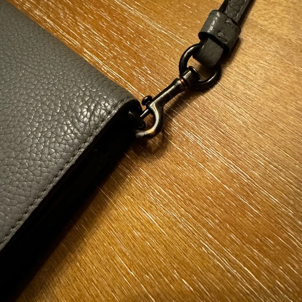 Coach Gray Leather Crossbody Bag - Picture 4 of 9